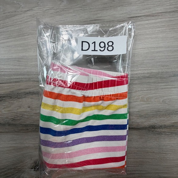 Hanna Andersson Rainbow Stripe Leggings Kids 100cm US 4 Cotton Spandex - Picture 9 of 9